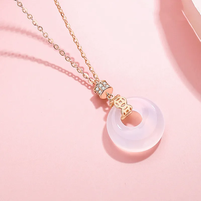 MISS TOOYA Chalcedony Necklaces Women's-4