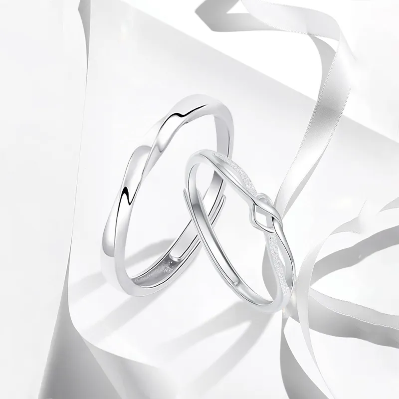 MISS TOOYA S999 Fine Silver Rings Unisex-3