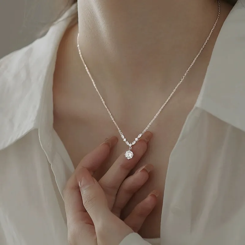 MISS TOOYA Sterling Silver Necklaces Women's-5