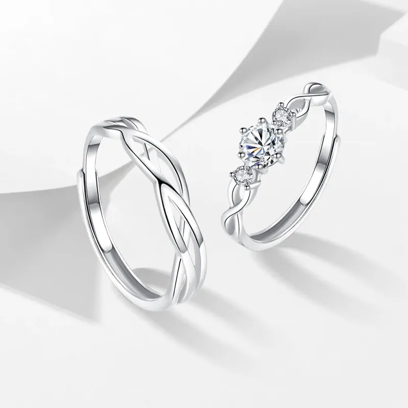 MISS TOOYA S999 Fine Silver Rings Unisex-4