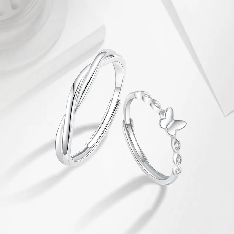 MISS TOOYA S999 Fine Silver Rings Unisex-18