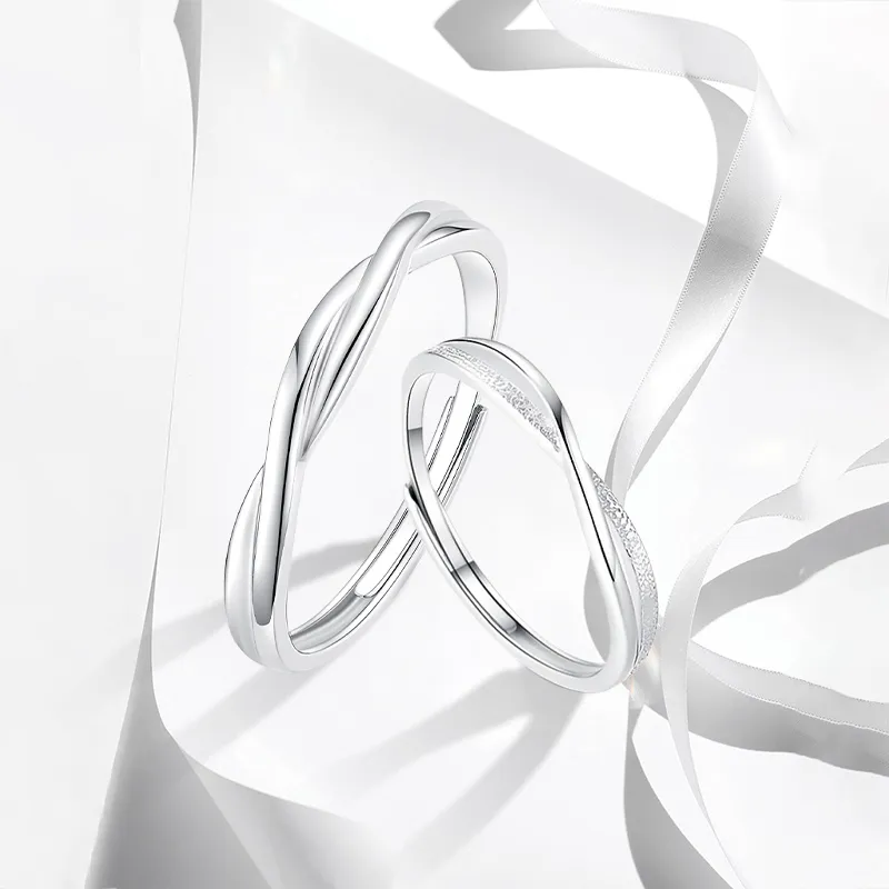 MISS TOOYA S999 Fine Silver Rings Unisex-3