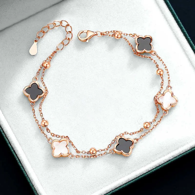 MISS TOOYA S925 Silver Bracelets Women's-5