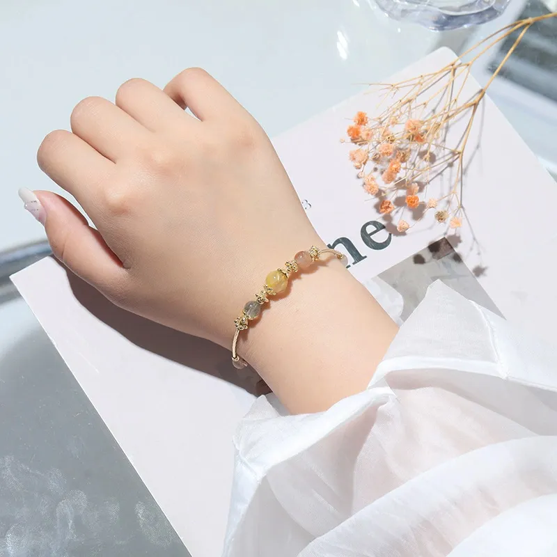 MISS TOOYA Crystal Jade Bracelets Women's-1