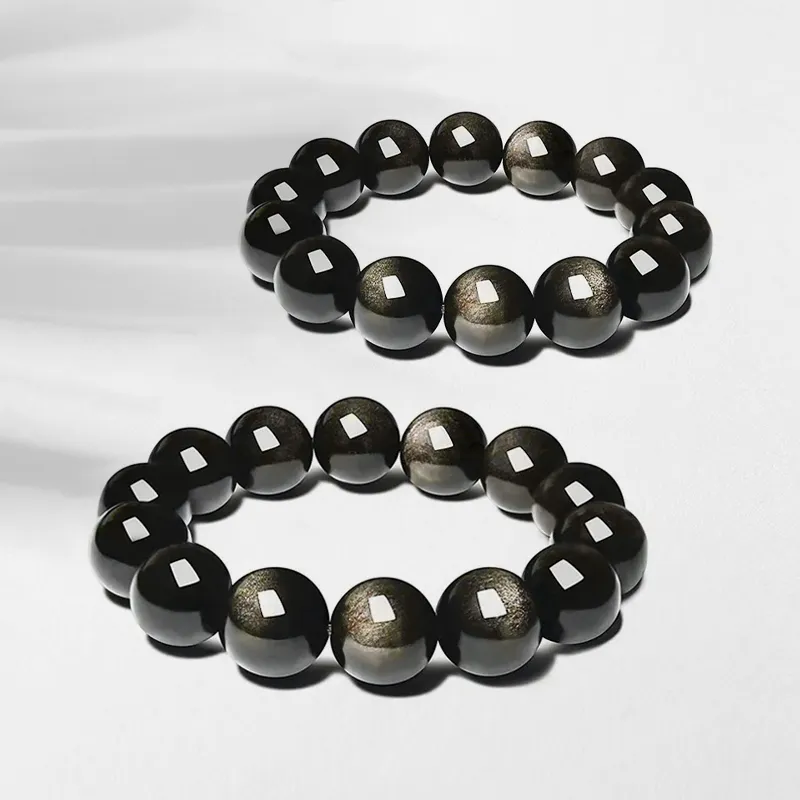 MISS TOOYA Obsidian Bracelets Unisex-13