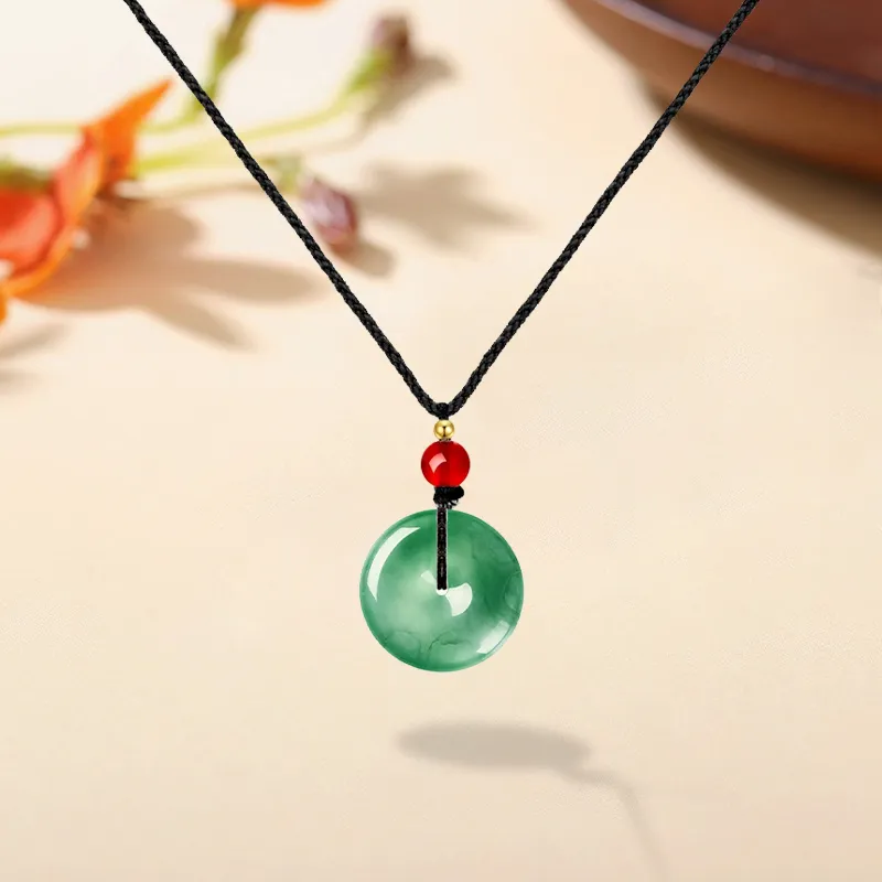 MISS TOOYA African Emerald Necklaces Unisex-4