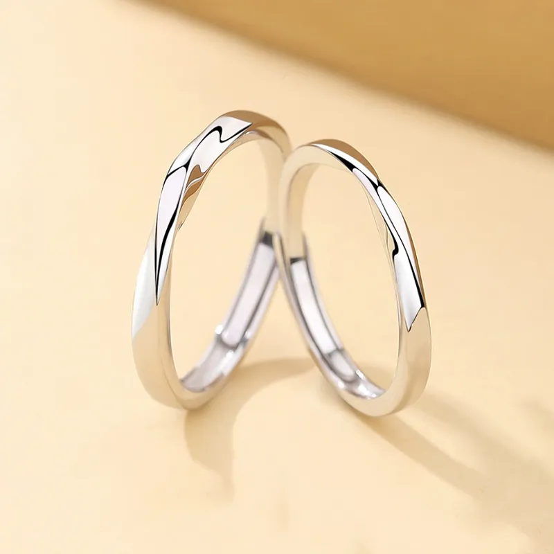 MISS TOOYA S999 Fine Silver Rings Unisex-5