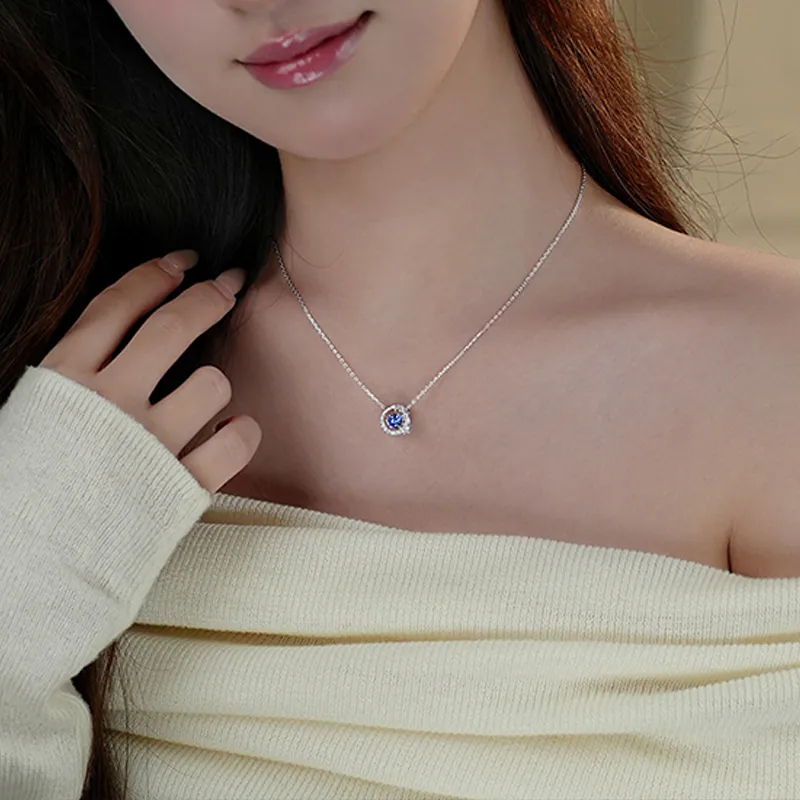 MISS TOOYA Glass Cat Eye Necklaces Women's-3