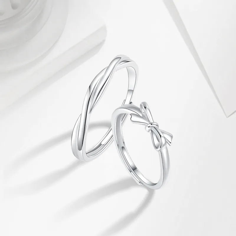 MISS TOOYA S999 Fine Silver Rings Unisex-7