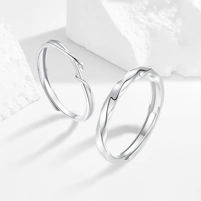MISS TOOYA 999 Fine Silver Rings Unisex-4