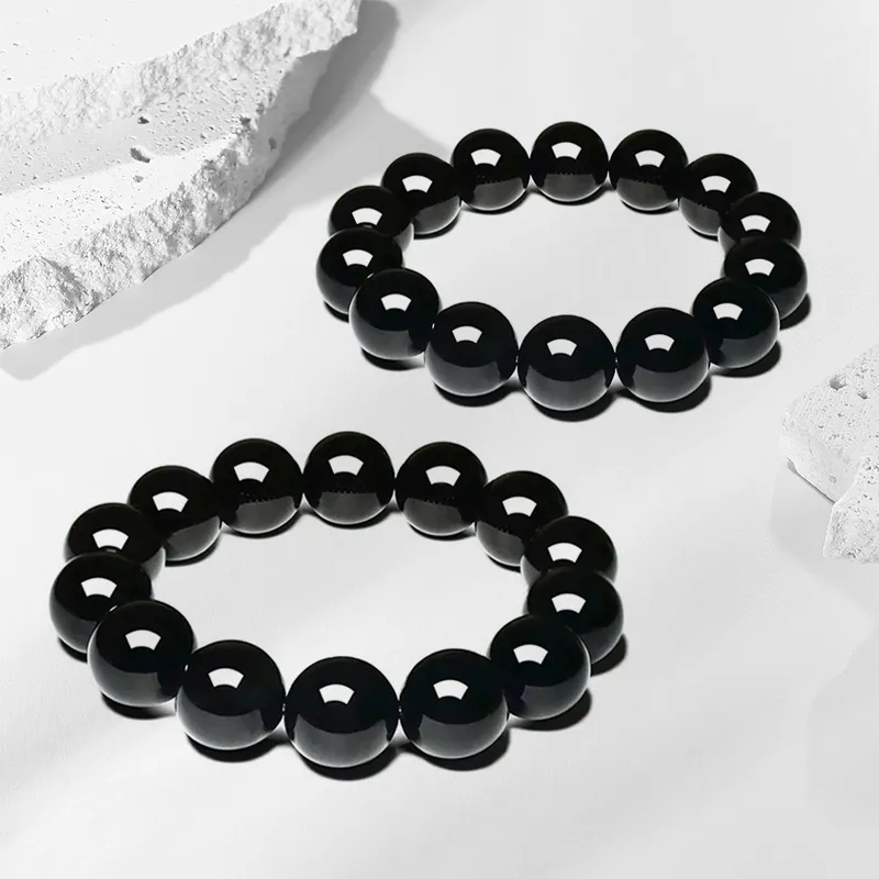 MISS TOOYA Obsidian Bracelets Unisex-21