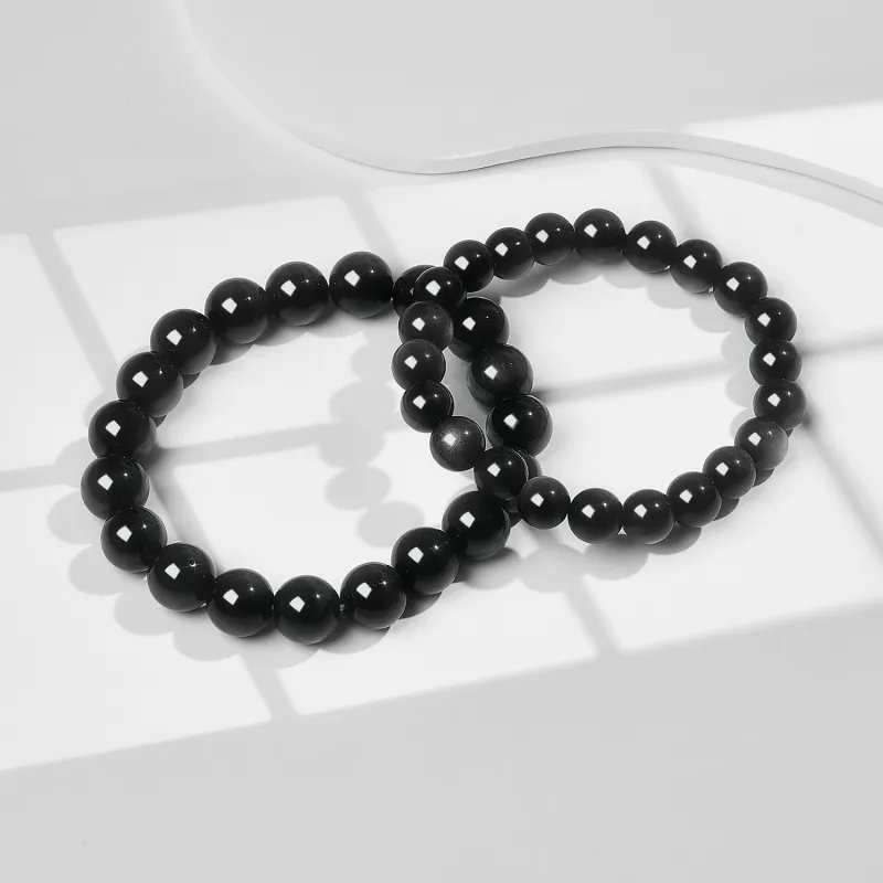 MISS TOOYA Obsidian Bracelets Unisex-1