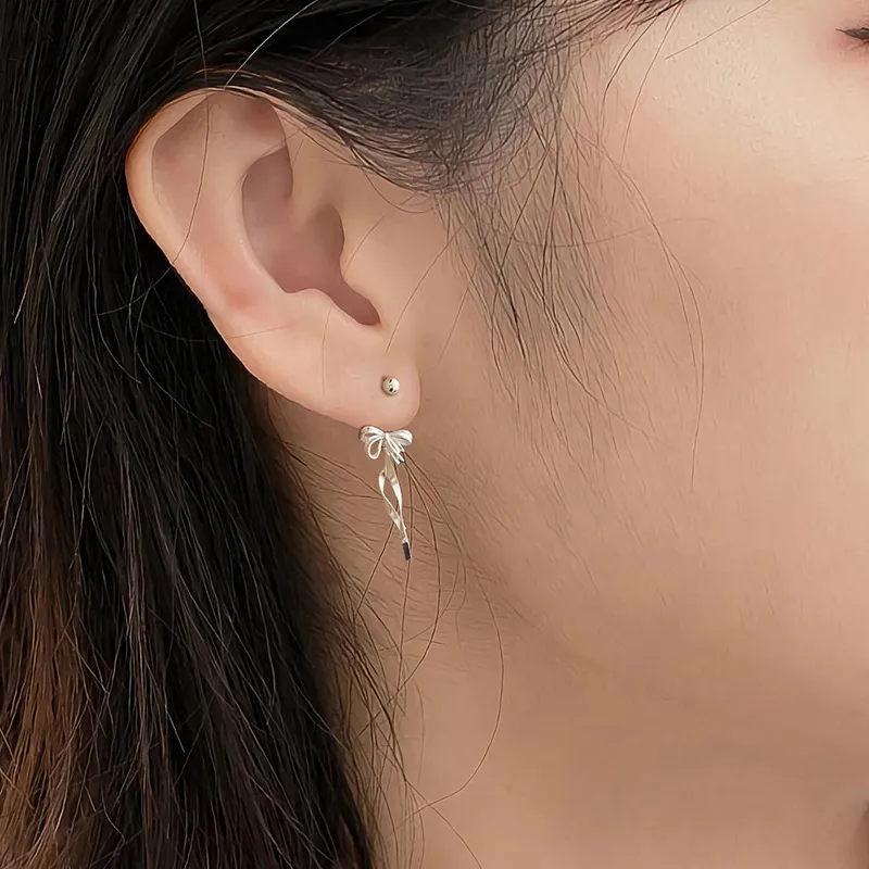 MISS TOOYA S999 Fine Silver Earrings Women's-2