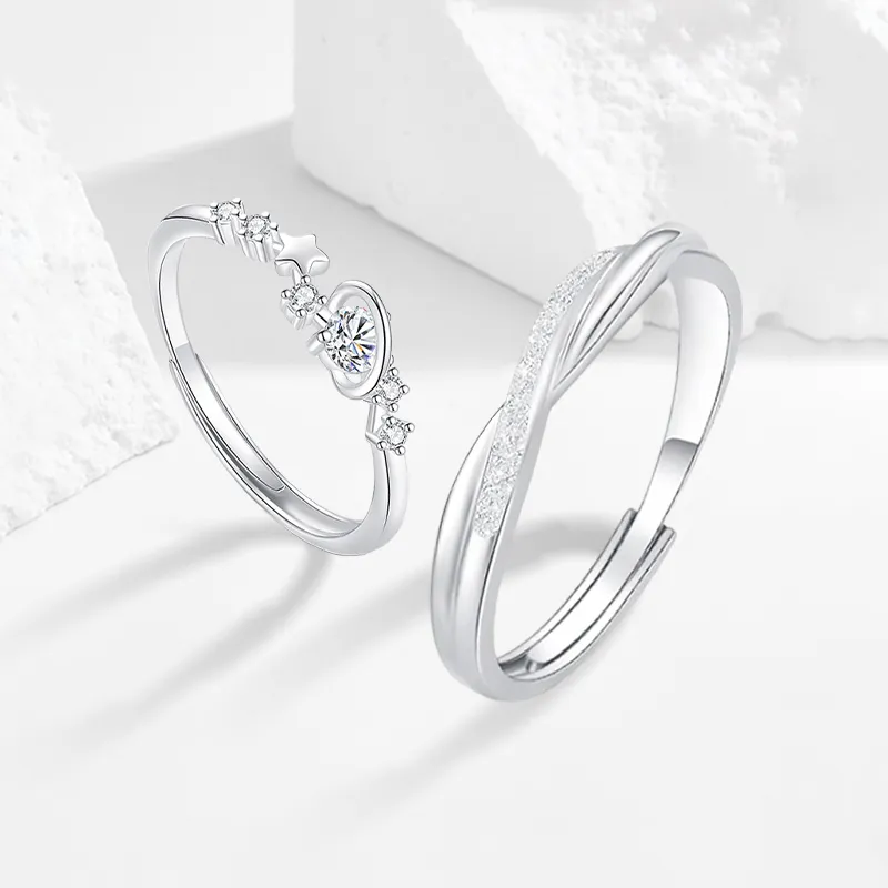 MISS TOOYA S999 Fine Silver Rings Unisex-4