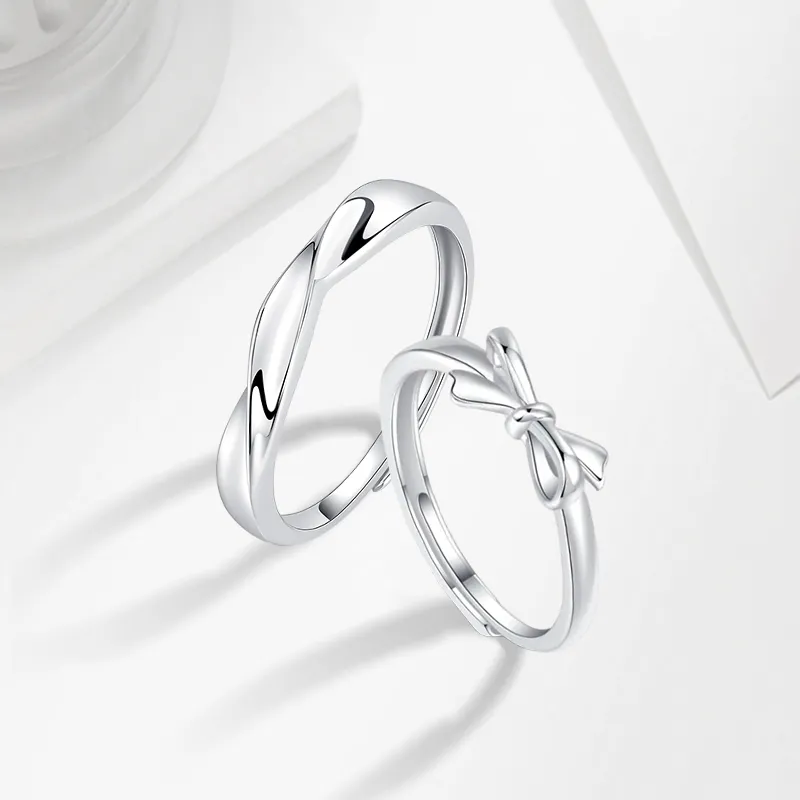 MISS TOOYA S999 Fine Silver Rings Unisex-9