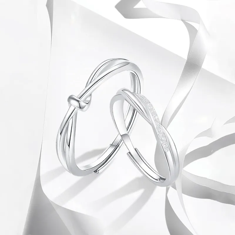 MISS TOOYA S999 Fine Silver Rings Unisex-4