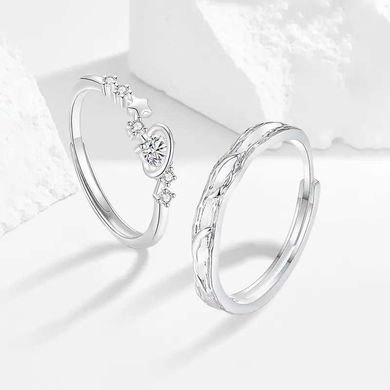 MISS TOOYA S999 Fine Silver Rings Unisex-4