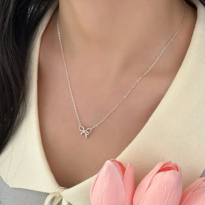 MISS TOOYA S925 Silver Necklaces Women's-3