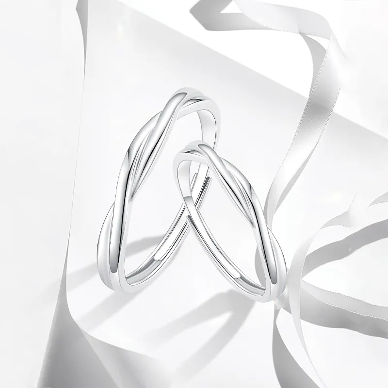 MISS TOOYA S999 Fine Silver Rings Unisex-4