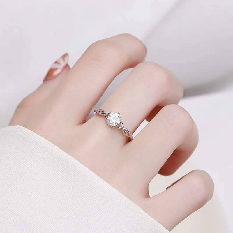 MISS TOOYA S999 Fine Silver Rings Women's-4