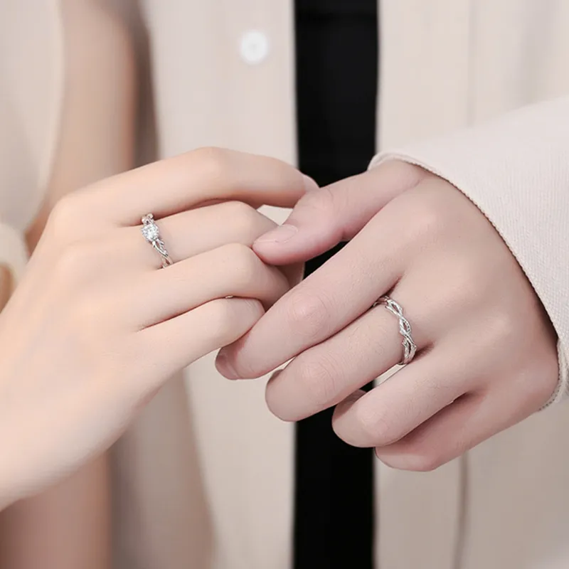 MISS TOOYA S999 Fine Silver Rings Unisex-4