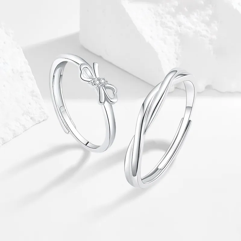 MISS TOOYA S999 Fine Silver Rings Unisex-13