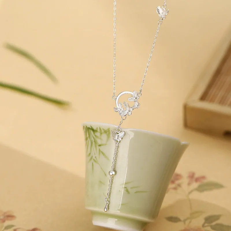 MISS TOOYA S999 Fine Silver Necklaces Women's-4