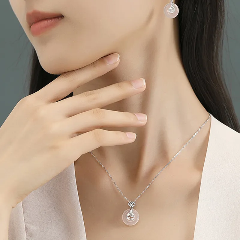 MISS TOOYA Chalcedony Necklaces Women's-3