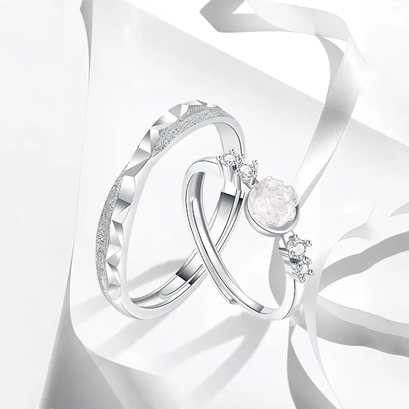 MISS TOOYA S999 Fine Silver Rings Unisex-4
