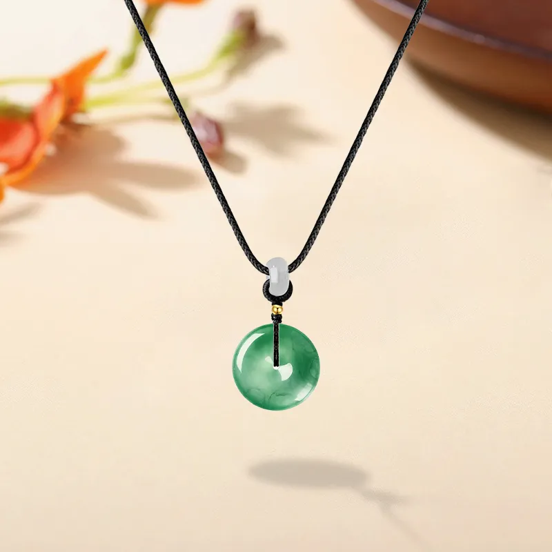 MISS TOOYA African Emerald Necklaces Unisex-4