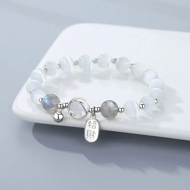 MISS TOOYA Glass Cat Eye Bracelets Women's-4