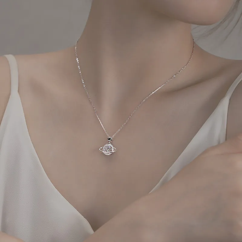 MISS TOOYA S925 Silver Necklaces Women's-4