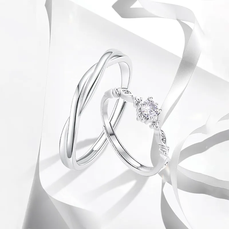 MISS TOOYA S999 Fine Silver Rings Unisex-3