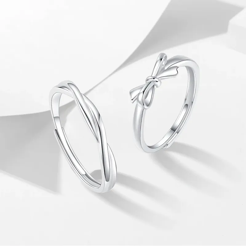 MISS TOOYA S999 Fine Silver Rings Unisex-5