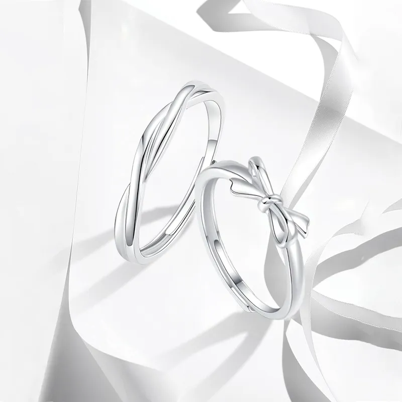 MISS TOOYA S999 Fine Silver Rings Unisex-6