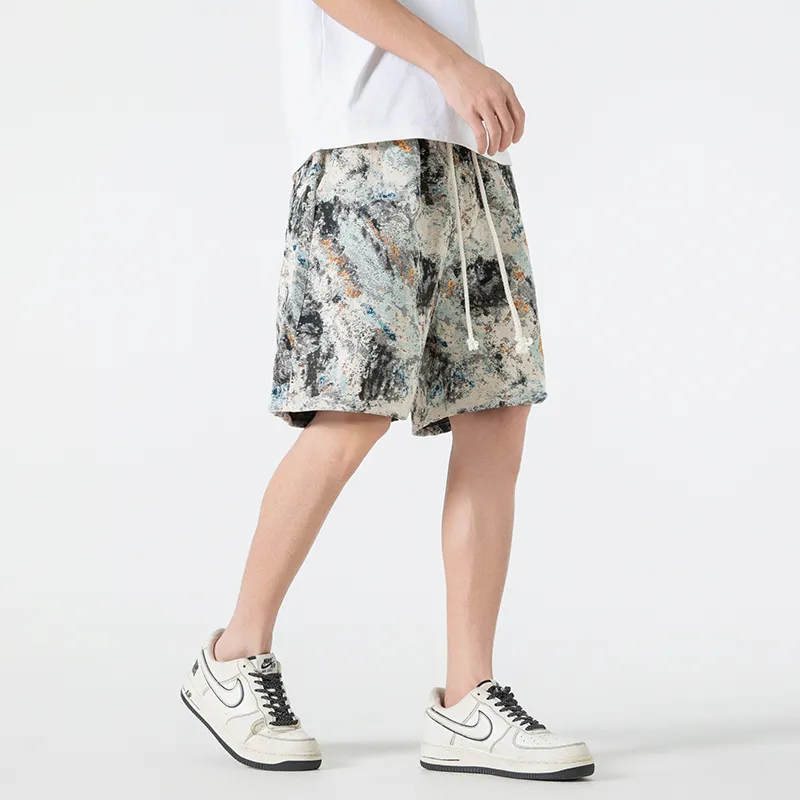 UNIWOLF Casual Shorts Men's Morandi Gray-3