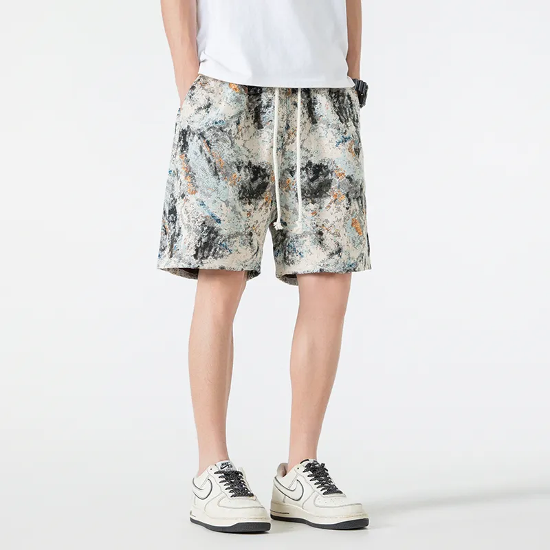 UNIWOLF Casual Shorts Men's Morandi Gray-4