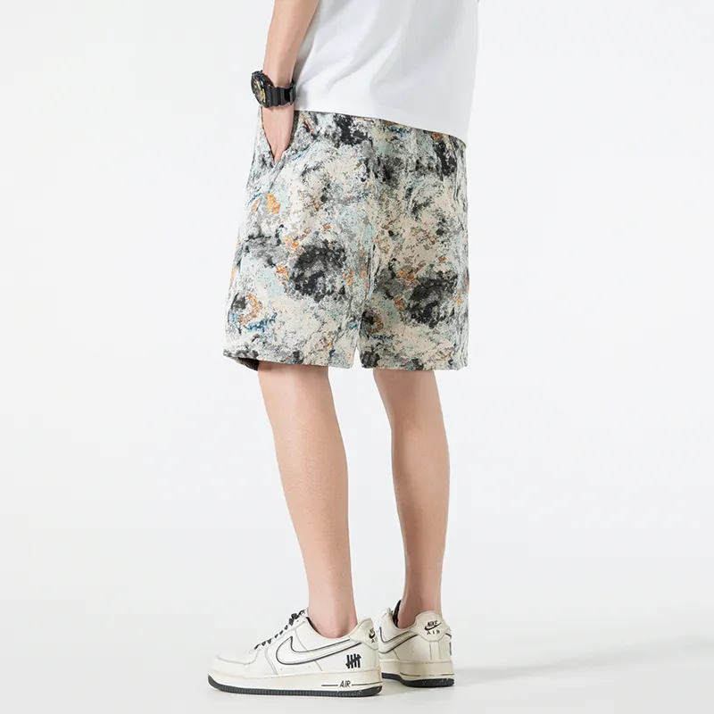 UNIWOLF Casual Shorts Men's Morandi Gray-5