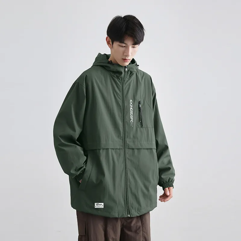Kingsgspc Jackets & Coats Unisex Army Green-3
