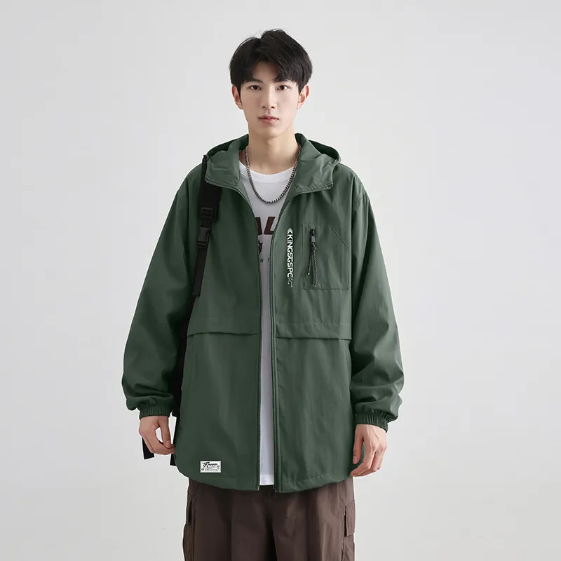 Kingsgspc Jackets & Coats Unisex Army Green-2