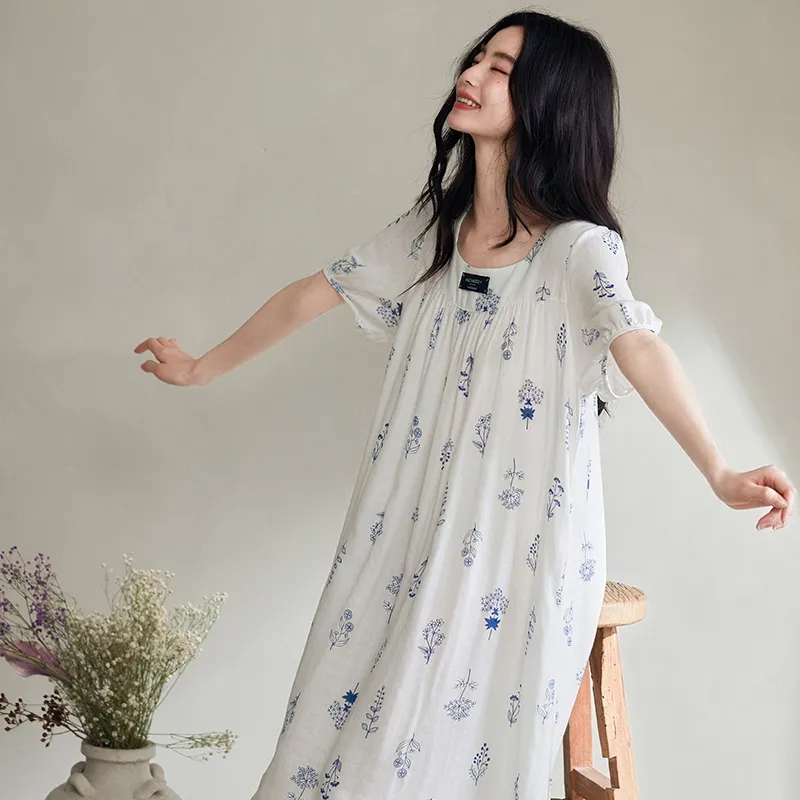 XUANZHITING Women's Nightgowns-3