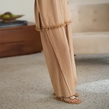 XUANZHITING Pajama Set Women's Gift Box Set Tan