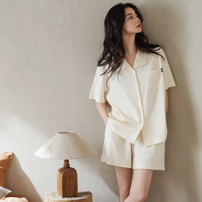 XUANZHITING Pajama Set Women's White-1