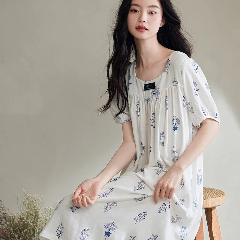 XUANZHITING Women's Nightgowns-5