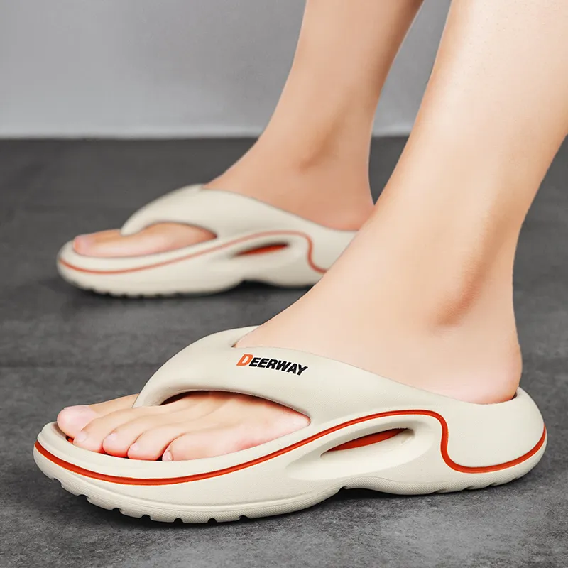 DEERWAY EVA Quick Dry Slip Resistant Abrasion Resistant Odor Resistant Flip Flops Men's-7