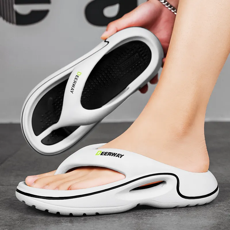DEERWAY EVA Quick Dry Slip Resistant Abrasion Resistant Odor Resistant Flip Flops Men's-17