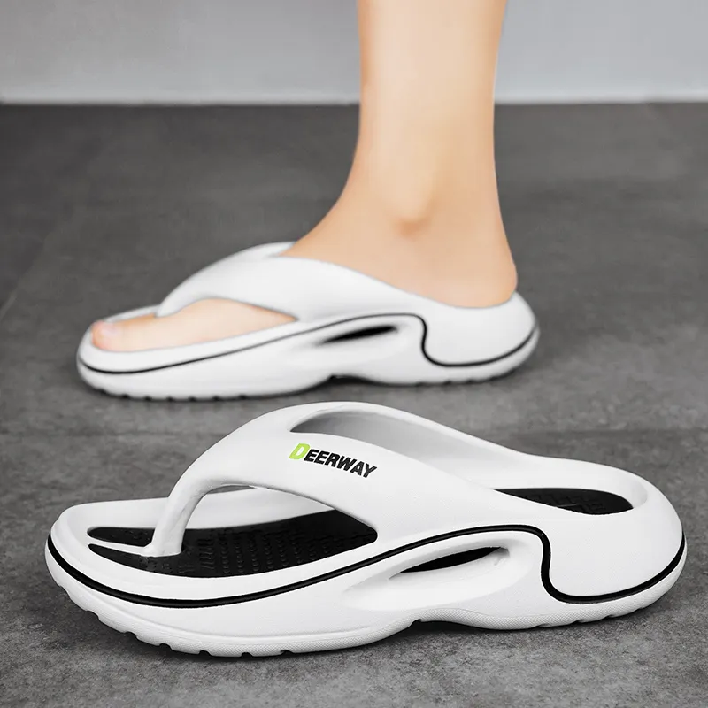DEERWAY EVA Quick Dry Slip Resistant Abrasion Resistant Odor Resistant Flip Flops Men's-19