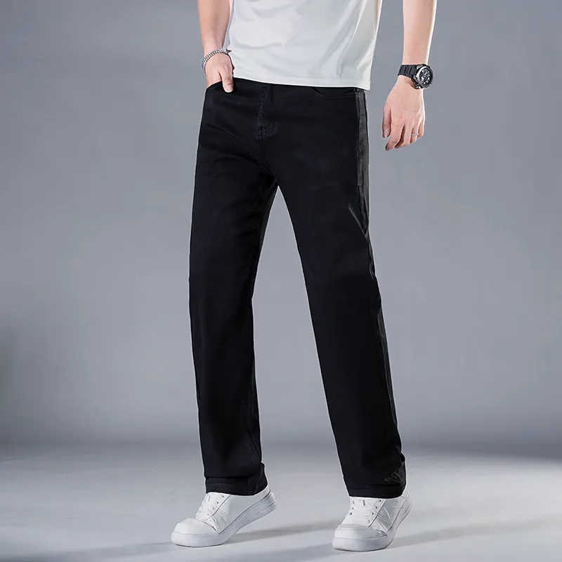 Jeep Outdoor Commute Summer Jeans Men's Black-5
