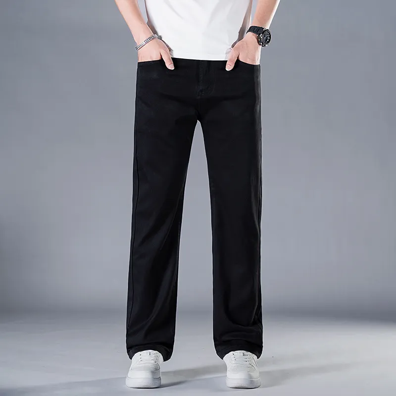 Jeep Outdoor Commute Summer Jeans Men's Black-3