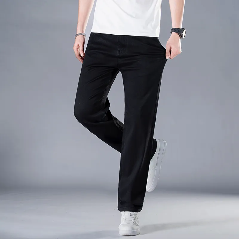 Jeep Outdoor Commute Summer Jeans Men's Black-6